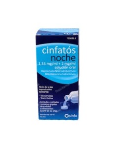 CINFATOS NOCHE 1,33 mg/ml + 2 mg/ml SOLUCION ORAL 1 FRASCO 150 ml