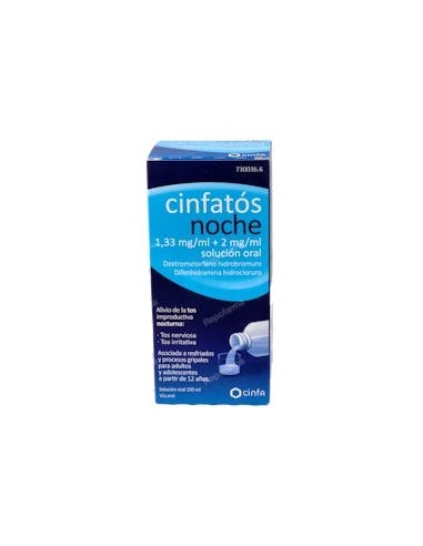 CINFATOS NOCHE 1,33 mg/ml + 2 mg/ml SOLUCION ORAL 1 FRASCO 150 ml