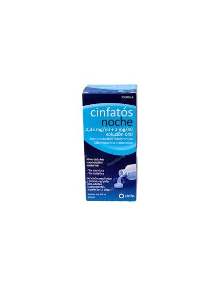 CINFATOS NOCHE 1,33 mg/ml + 2 mg/ml SOLUCION ORAL 1 FRASCO 150 ml