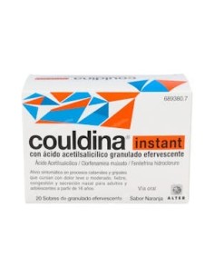 COULDINA INSTANT CON ACIDO ACETILSALICILICO 20 SOBRES GRANULADO EFERVESCENTE