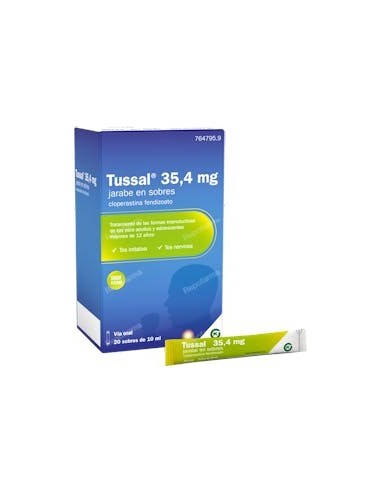 TUSSAL 35.4 MG JARABE 20 SOBRES
