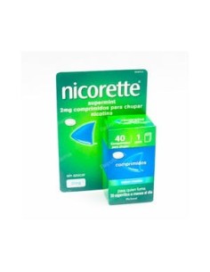 NICORETTE SUPERMINT EFG 2 mg 40 COMPRIMIDOS PARA CHUPAR