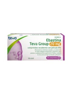EBASTINA TEVA 20 MG