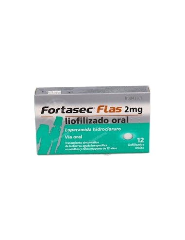 FORTASEC FLAS 2 MG 12 LIOFILIZADOS ORALES