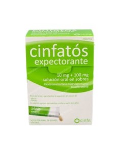 CINFATOS EXPECTORANTE 10/100 MG 18 SOBRES SOLUCION ORAL