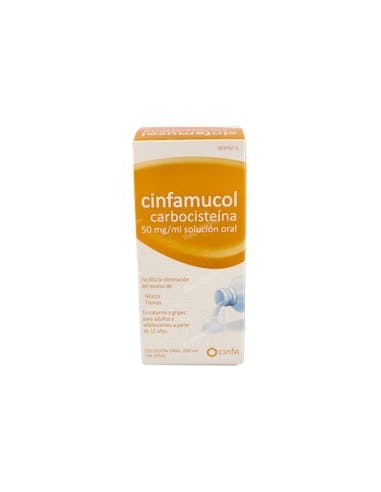 CINFAMUCOL  250 MG/5 ML SOLUCION ORAL 200 ML