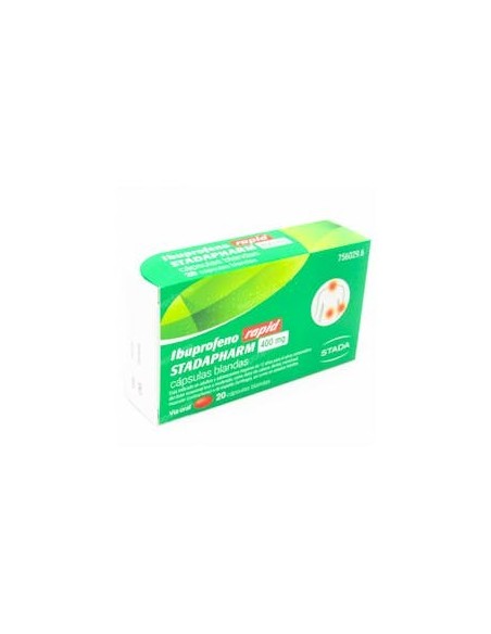 IBUPROFENO STADAPHARM RAPID 400 MG 20 CAPSULAS BLANDAS