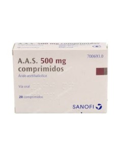 AAS 500 MG 20 COMPRIMIDOS