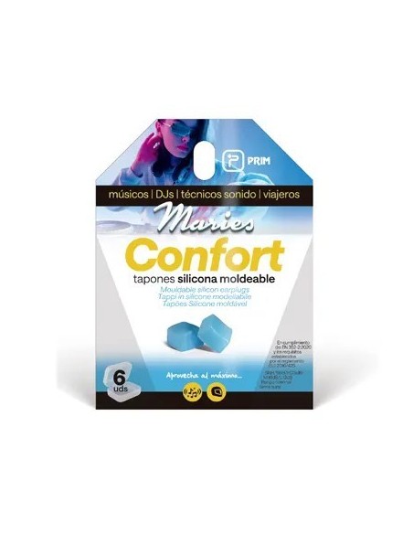 MARIES CONFORT TAPONES SILICONA MOLDEABLE 3 PARES
