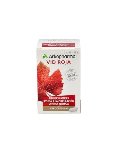 ARKOCAPSULAS VID ROJA BIO84 CAPSULAS