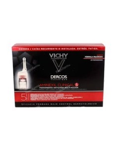 DERCOS AMINEXIL CLINICAL 5 HOMBRE 6ML 21 MONODOSIS