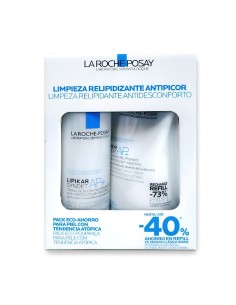 LA ROCHE POSAY PACK LIPIKAR SYNDET AP+ 400ML + RECARGA REFILL 400ML