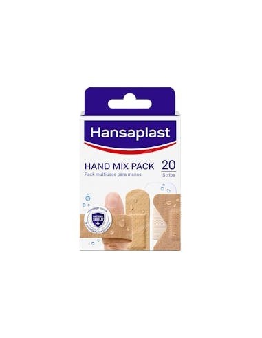 HANSAPLAST HAND MIX APOSITO ADHESIVO PACK 20 UNIDADES