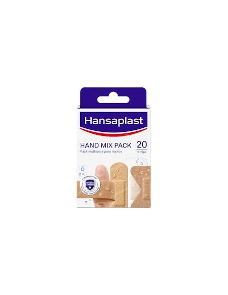HANSAPLAST HAND MIX APOSITO ADHESIVO PACK 20 UNIDADES