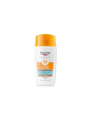 EUCERIN SUN HYDROPROTECT FLUIDO ULTRA LIGHT SPF 50 TONO MEDIO 50 ML