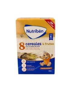 NUTRIBEN 8 CEREALES Y MIEL 4 FRUTAS  600 G