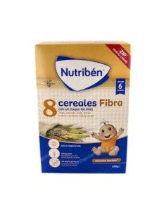 NUTRIBEN 8 CEREALES Y MIEL FIBRA 600 GRAMOS
