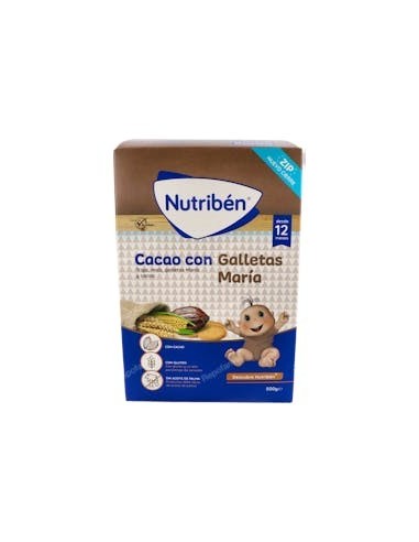 NUTRIBEN PAPI CACAO GALLETAS MARIA 500 G