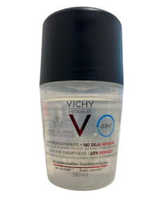 VICHY HOMME ANTITRANSPIRANTE ANTIMANCHAS HOMBRE  1 ROLL ON 50 ml