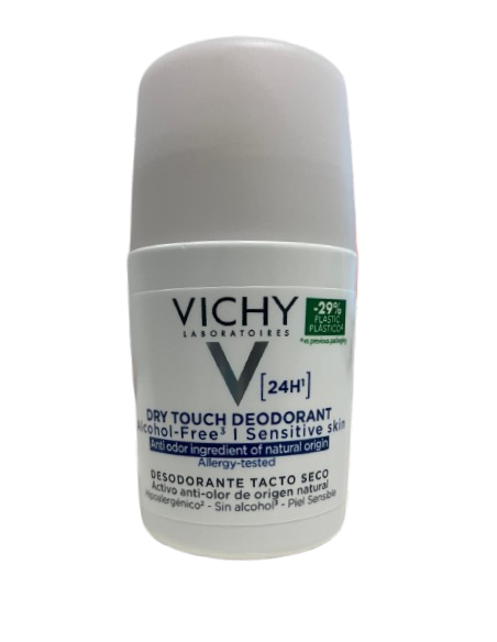 VICHY DESODORANTE 24 HORAS 0% ALCOHOL 50 ML