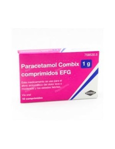 PARACETAMOL COMBIX 1 G 10 COMP EFG