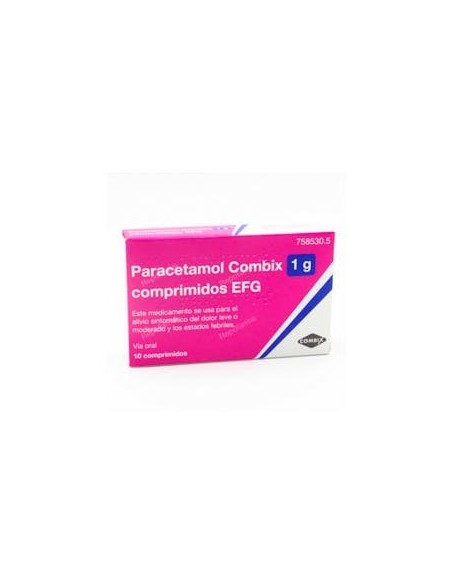 PARACETAMOL COMBIX 1 G 10 COMP EFG
