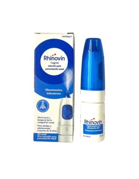 RHINOVIN 0.1% NEBULIZADOR NASAL 10 ML