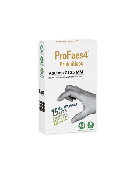 Profaes4 Probiótico Adultos 25 mil millones 30 cápsulas