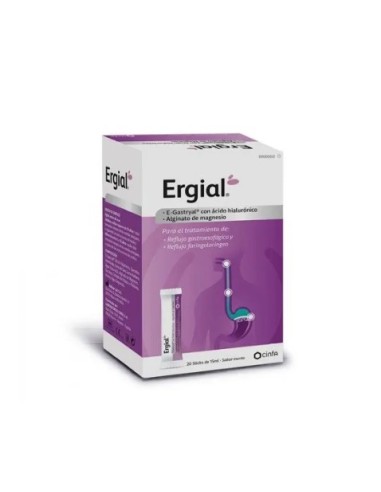 Ergial 20 sobres bebibles 15 ml | Reflujo gastroesofágico