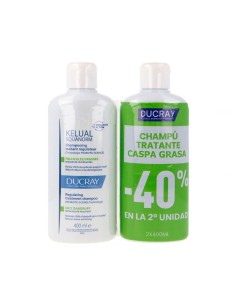 Ducray Kelual Squanorm Champú Caspa Grasa 400 ml duplo
