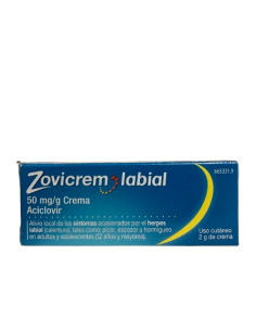 ZOVICREM LABIAL  5% CREMA 2 GRAMOS