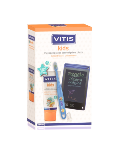 VITIS Kids Pack Gel Dentífrico + Cepillo Dental
