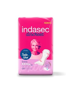 INDASEC DISCREET EXTRA 20 UNIDADES