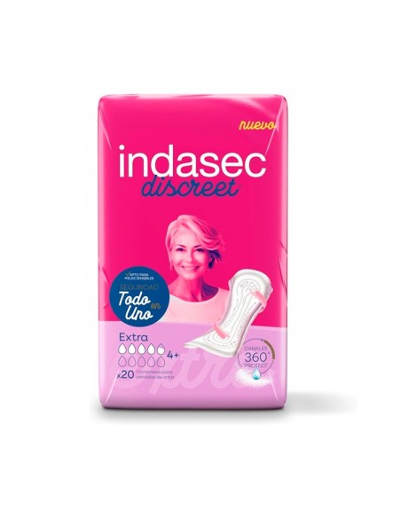INDASEC DISCREET EXTRA 20 UNIDADES