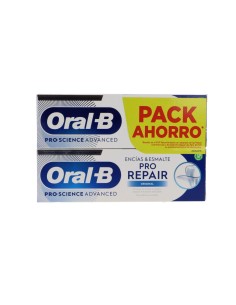 ORAL B ORIGINAL ENCIAS Y ESMALTE REPAIR PACK AHORRO 100 ML + 100 ML