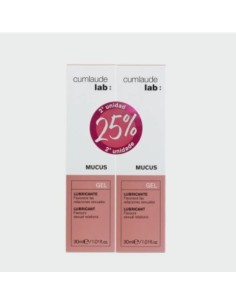 CUMLAUDE MUCUS GEL LUBRICANTE DUPLO 30 ML + 30 ML
