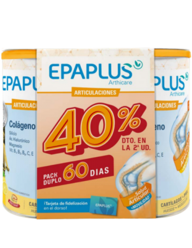 EPAPLUS DUPLO COLAGENO SILICIO+ AC.HIALURONICO + MAGNESIO+VITAMINAS