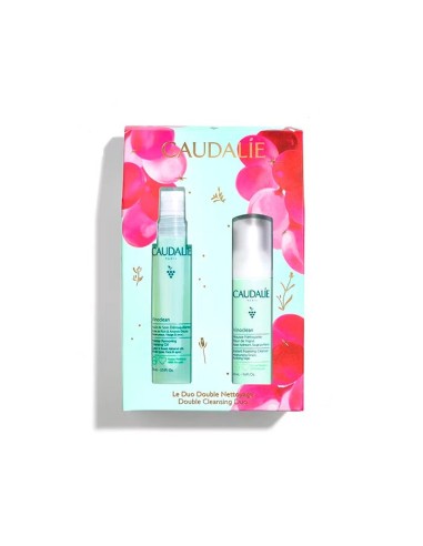 Caudalie Cofre Doble Limpieza | Aceite Desmaquillante + Espuma Limpiadora