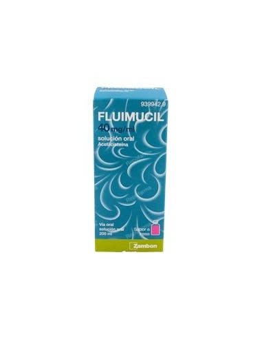 Flumil 4% 200 mg/5 ml Solución Oral 200 ml | Acetilcisteína