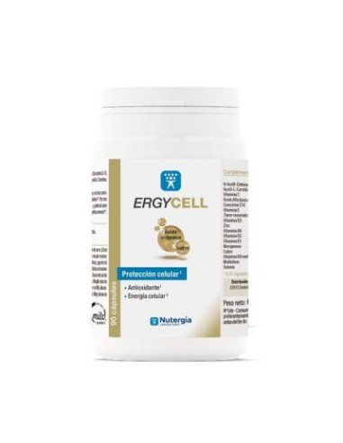 Ergycell Nutergia 90 Cápsulas | Complemento Antioxidante