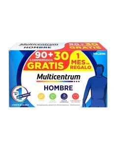 MULTICENTRUM HOMBRE 90 COMPRIMIDOS + 30 COMPRIMIDOS PACK PROMOCIONAL
