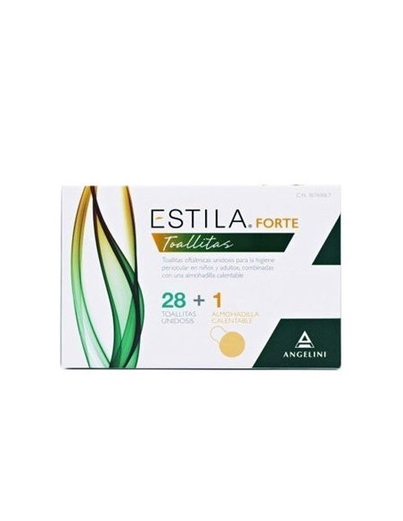 Estila Forte Toallitas 28 + Almohadilla | Higiene Ocular