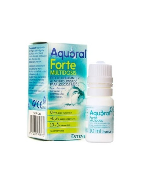 AQUORAL FORTE MULTIDOSIS GOTAS OFTALMICAS LUBRICANTES ESTERILES