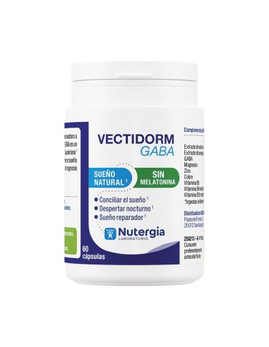 VECTIDORM GABA 60 CPS NUTERGIA
