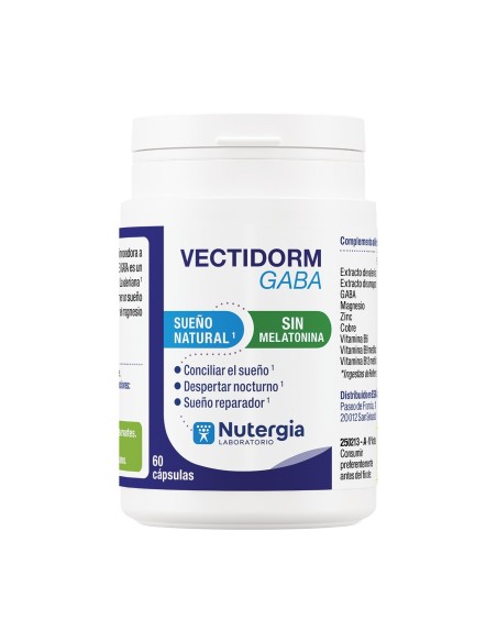 VECTIDORM GABA 60 CPS NUTERGIA