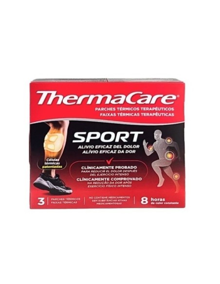 ThermaCare Sport Parches Térmicos Terapéuticos 3 Unidades