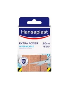 HANSAPLAST EXTRA FUERTE APOSITO ADHESIVO 8 TIRAS 6 CM X 10 CM