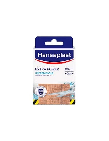 HANSAPLAST EXTRA FUERTE APOSITO ADHESIVO 8 TIRAS 6 CM X 10 CM