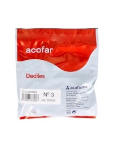DEDILES ACOFAR Nº3 BOLSA 12 U
