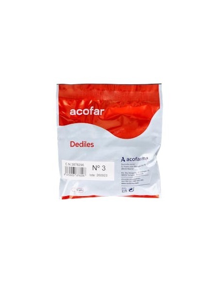 DEDILES ACOFAR Nº3 BOLSA 12 U